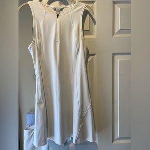 Athleta white Ace tennis dress, size M, never worn!